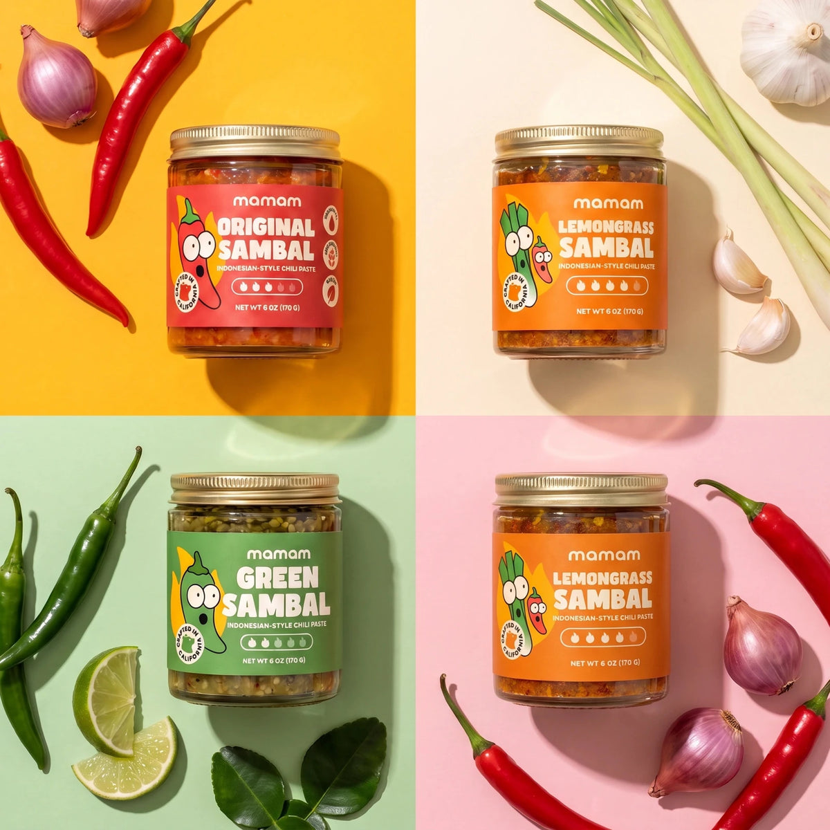 The Pantry (4-Jar Bundle Mix & Match) - MAMAM