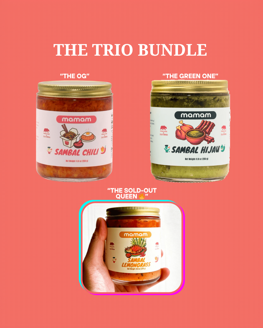 The Trio (3 - Jar Bundle) - MAMAM